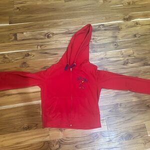 Victoria's Secret Kids Red Hoodie Jacket